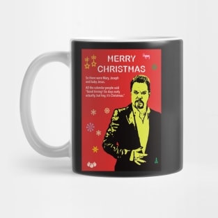 Eddie Izzard Atheist Christmas Mug